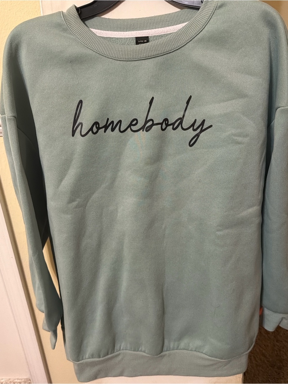 SHEIN Curve Light Sage Green Pullover Sweater